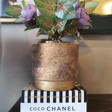 Cytron Seramik Saksı Gold 20cm