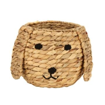 Su Sümbülü Köpek Figür Sepet Küçük Boy
