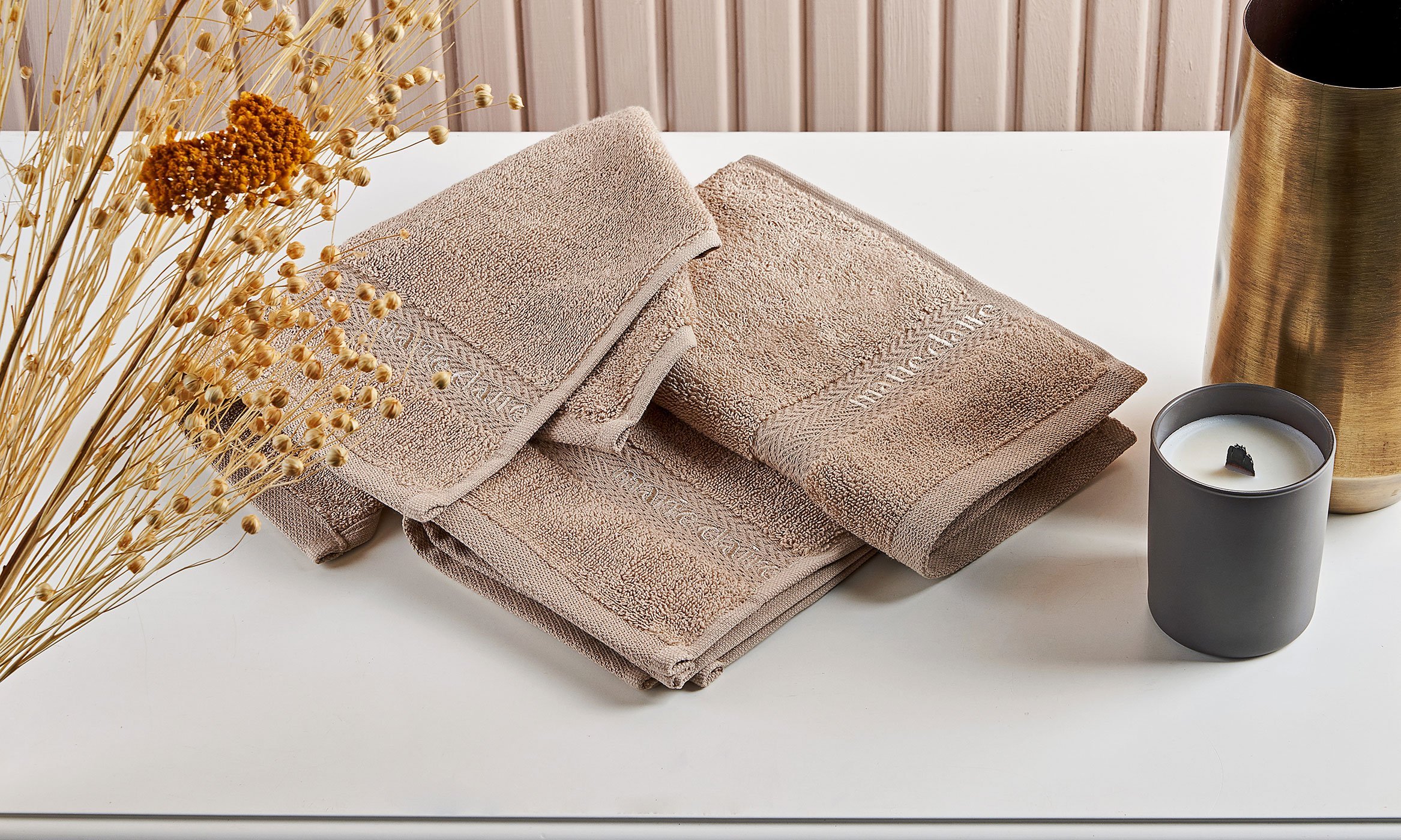 Marie Claire Paris Micro Claire 3'Lü El Havlusu Bej