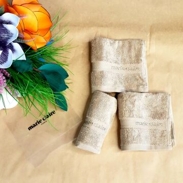 Marie Claire Paris Micro Claire 3'Lü El Havlusu Bej