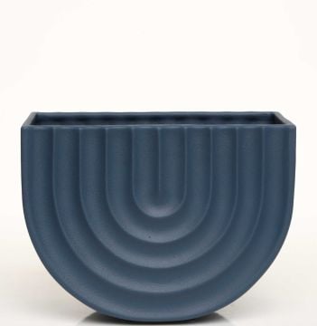 Oasıs Mavi Vazo Orta Boy