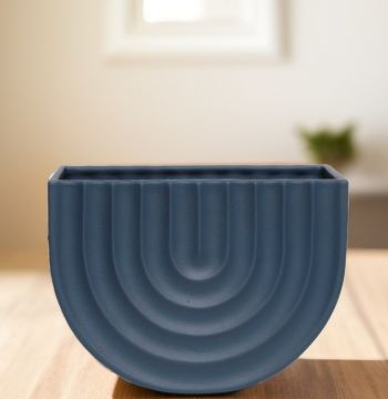 Oasıs Mavi Vazo Orta Boy