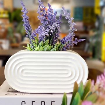 Oasıs Beyaz Vazo Küçük Boy