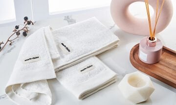 Marie Claire Paris Bambu Laure 3'Lü El Havlusu Kırık Beyaz