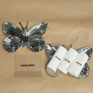 Marie Claire Paris Bambu Laure 3'Lü El Havlusu Kırık Beyaz