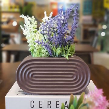 Oasıs Bordo Vazo Küçük Boy