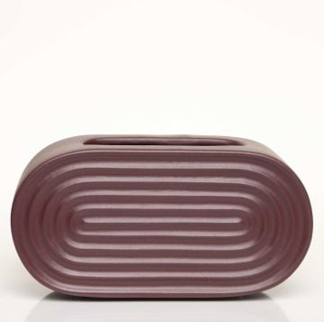 Oasıs Bordo Vazo Küçük Boy