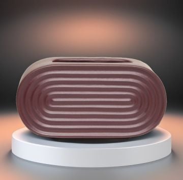 Oasıs Bordo Vazo Küçük Boy