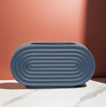 Oasıs Mavi Vazo Küçük Boy