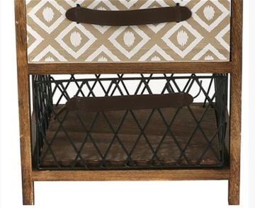 Dekoratif İki Çekmeceli Sepet